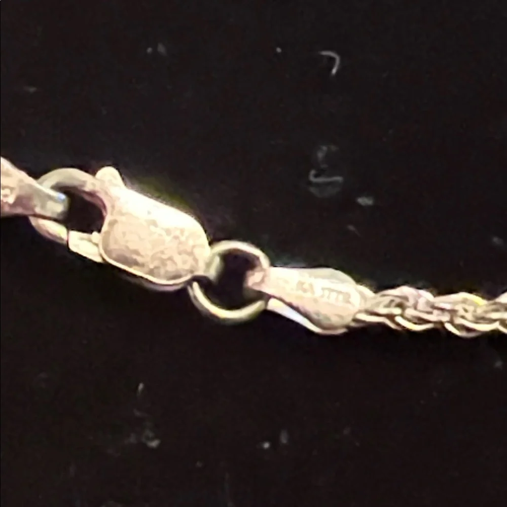 925 STERLING SILVER TIGERS EYE HEART NECKLACE - Picture 4 of 6